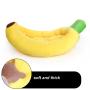 Manufacturer wholesale soft cute design dog bed banana shape