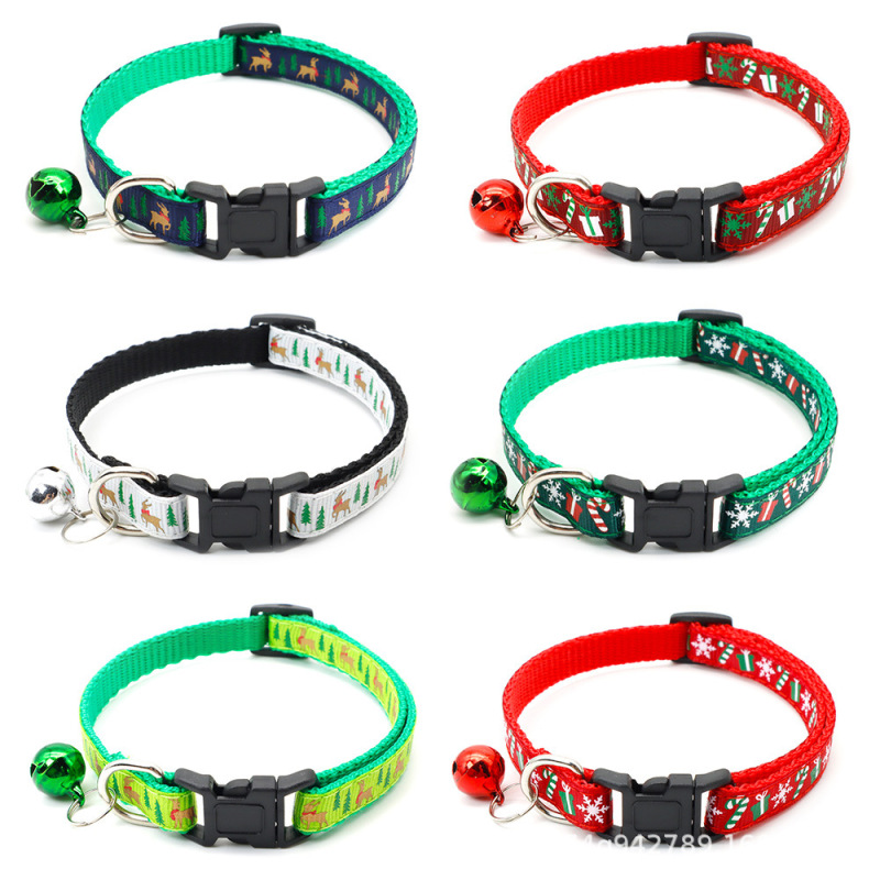 Wholesale Cheap Adjustable Cat Collar Christmas