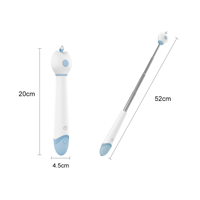 Manufacturer wholesale multifunctional feather adjustable teaser cat laser toy battery