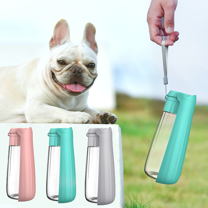 Wholesale 550ml Outdoor Foldable Cat Pet Dog Water Bottle Portable
