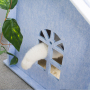 Manufacturer wholesale felt cloth warm foldable detachable indoor luxury comfortable pet dog cat house