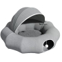 Wholesale Foldable Collapsible Suede Cat Tunnel Round