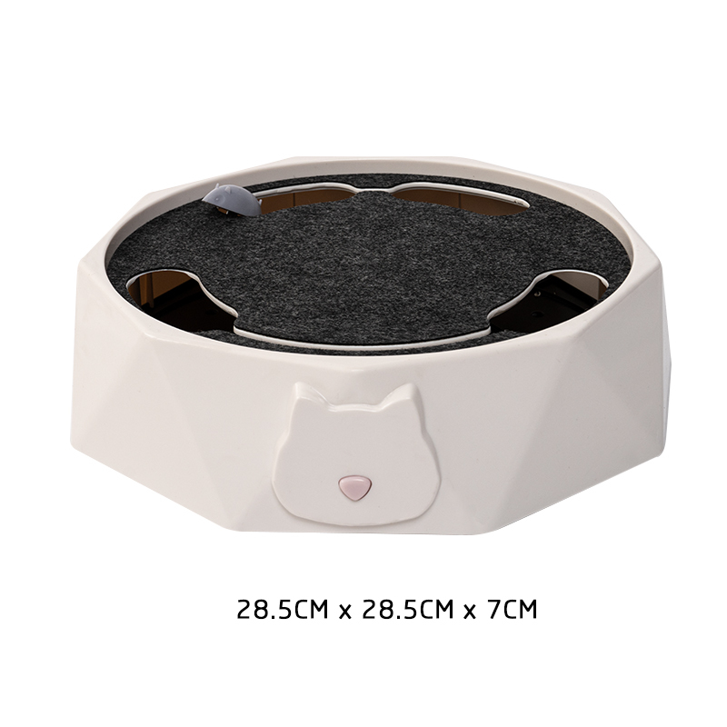 Manufacturer wholesale electric smart cat round toy with mouse