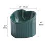 Manufacturer wholesale heart design ceramic cat food bowl