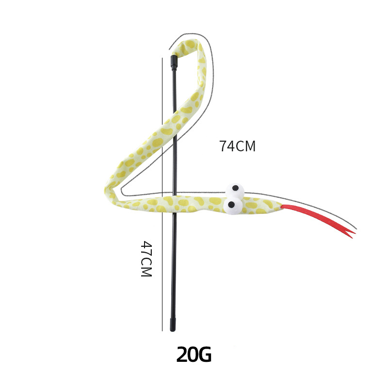 Wholesale Interactive Squeaky Teaser Cat Toy Sticks