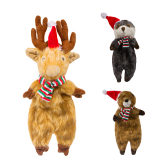 Wholesale Cute Stuffed Chew Plush Pet Dog Christmas Toys