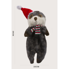 Wholesale Cute Stuffed Chew Plush Pet Dog Christmas Toys