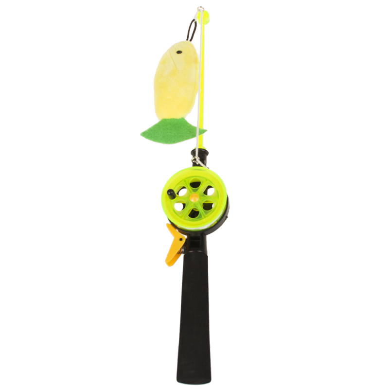 wholesale manufacturer fish plush pole interactive cheap teaser cat toy