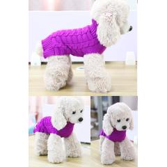 Manufacturer wholesale hand crochet winter warm dog knitted sweater