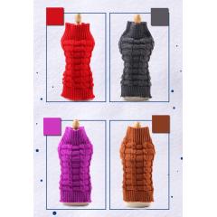 Manufacturer wholesale hand crochet winter warm dog knitted sweater
