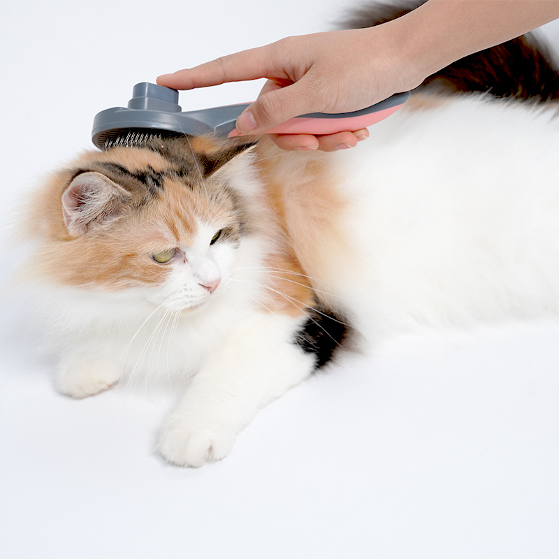 Manufacturer wholesale one-click hair removal cat dog comb with round beads