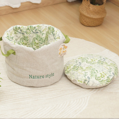 Manufacturer wholesale new design nature stye barrel shape cat dog bed