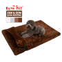 Manufacturer Wholesale Custom Logo Pet Supplier Large Orthopedic Mamory Foam Dog Bed With Pillow