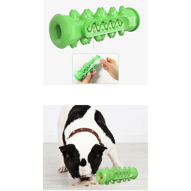 Manufacturer wholesale green blue yellow tpr clean teeth dog chew toy