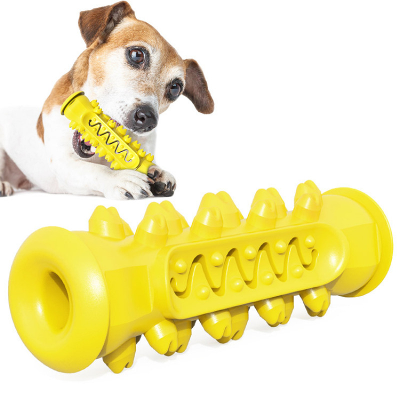 Manufacturer wholesale green blue yellow tpr clean teeth dog chew toy