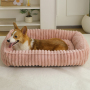 Wholesale Custom Logo Pet Product Plush Cat Dog Bed