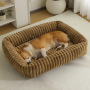 Wholesale Custom Logo Pet Product Plush Cat Dog Bed