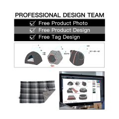 Manufacturer wholesale custom design pet bed accessories blanket