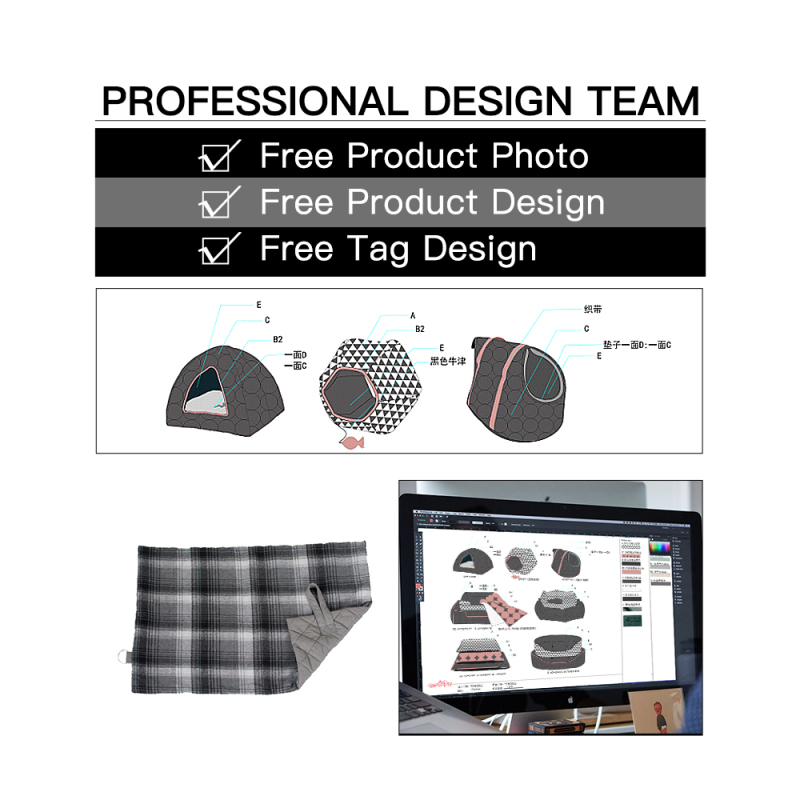 Manufacturer wholesale custom design pet bed accessories blanket