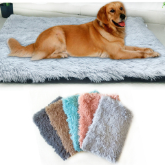 Manufacturer wholesale soft plush pet dog mat non-slip bottom