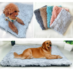 Manufacturer wholesale soft plush pet dog mat non-slip bottom
