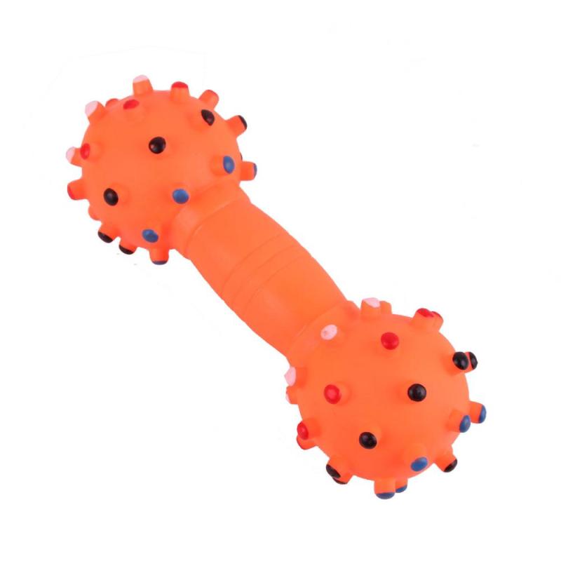 Wholesale manufacturer bowling shape pet dog vinyl toy