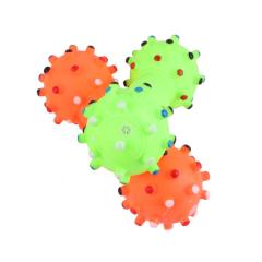 Wholesale manufacturer bowling shape pet dog vinyl toy