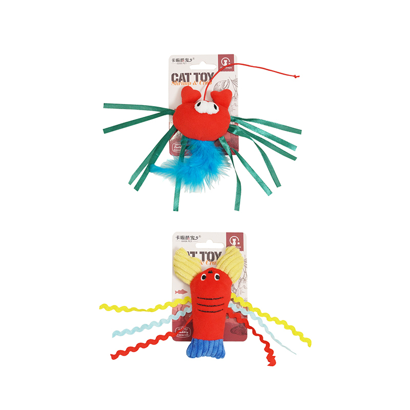 Manufacturer wholesale shrimp crab plush cat product