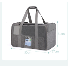 Manufacturer wholesale portable outdoor breathable dog carrier bag travel