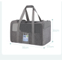 Manufacturer wholesale portable outdoor breathable dog carrier bag travel