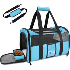 Manufacturer wholesale portable outdoor breathable dog carrier bag travel