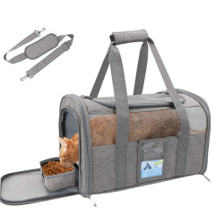 Manufacturer wholesale portable outdoor breathable dog carrier bag travel
