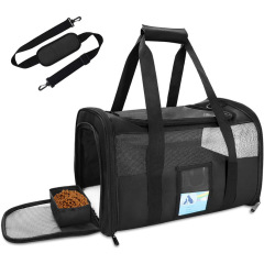 Manufacturer wholesale portable outdoor breathable dog carrier bag travel