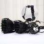 Wholesale Black Adjustable Breathable Luxury Dog Muzzle Cowhide