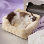 Wholesale Custom Logo Plush Pet Supplier Cat Dog Bed Luxury