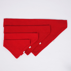 Wholesale White Red Pet Dog Bandanas Custom