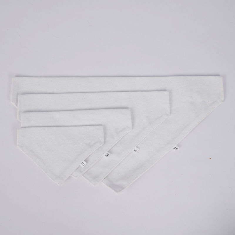 Wholesale White Red Pet Dog Bandanas Custom