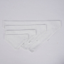 Wholesale White Red Pet Dog Bandanas Custom