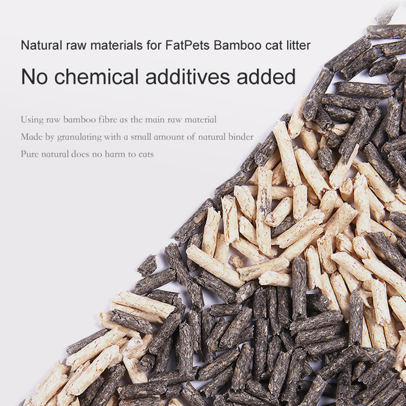 Manufacturer wholesale suppress odor fresh bamboo cat litter