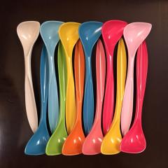 Promotion Colorful Plastic Pet Can Cover With Spoon