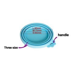 Promotion Colorful Plastic Pet Can Cover With Spoon