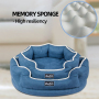 Wholesale Custom Logo Pet Product Memory Foam Detachable Cat Dog Bed Luxury