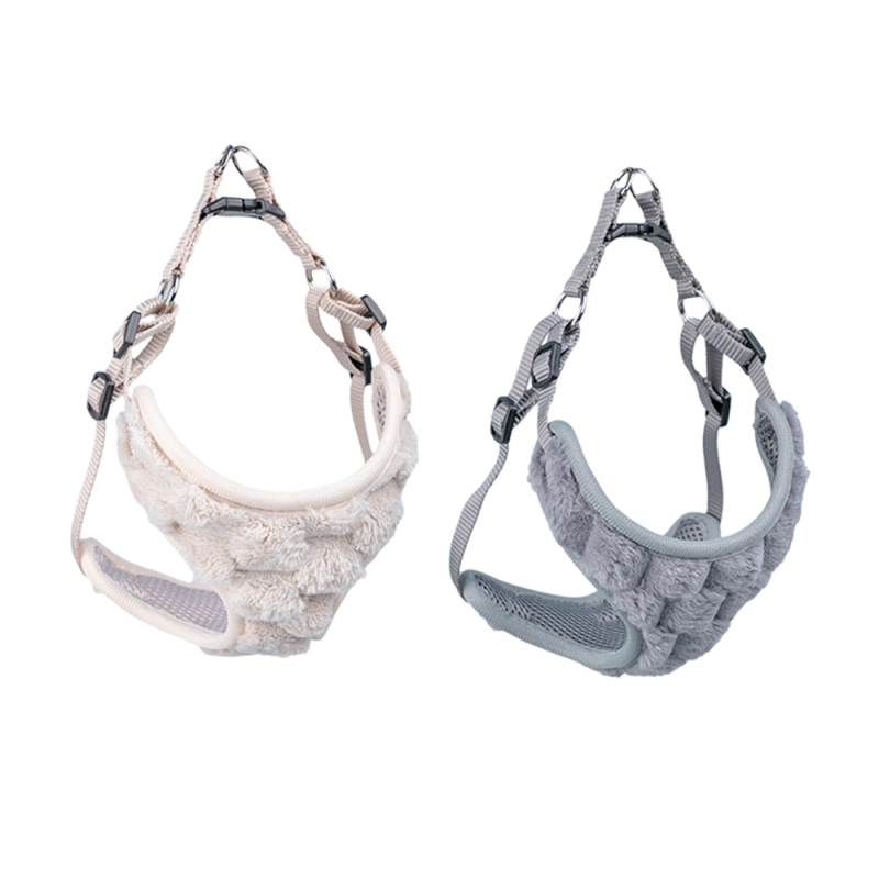 Wholesale Custom Logo Pet Product Warm Dog Plush Harness