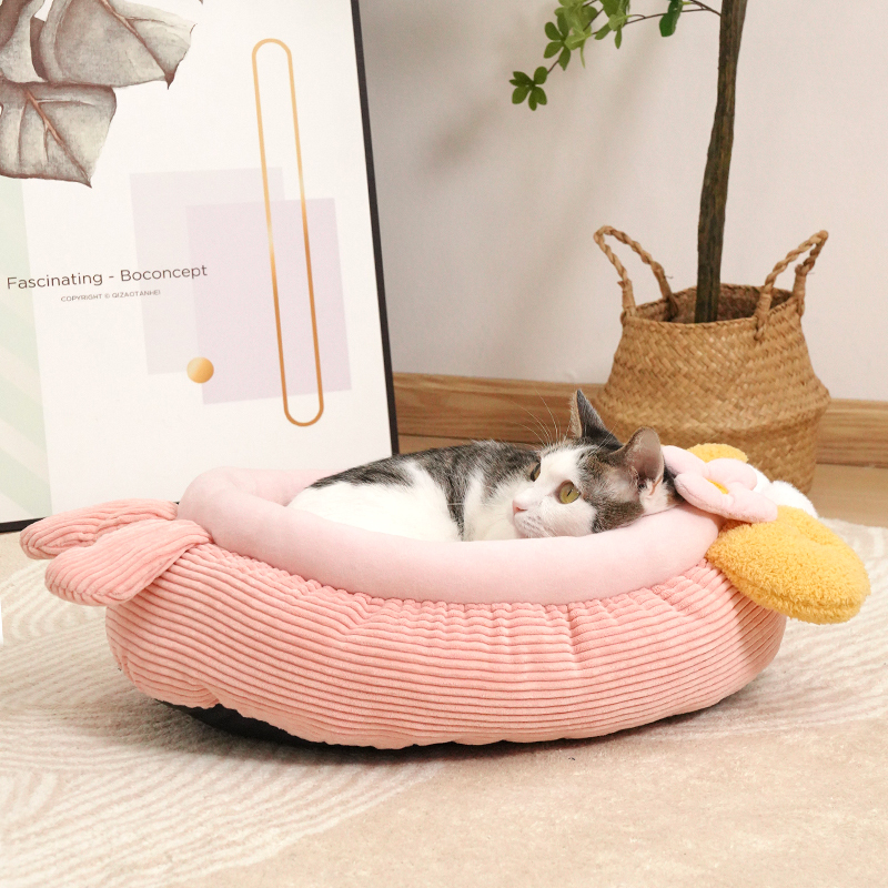 Manufacturer wholesale winter new design cute lobster shape cat dog bed
