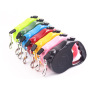 Manufacturer wholesale 3m 5m plastic nylon multi-colors pet dog automatic retractable leash