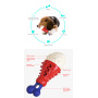 Manufacturer wholesale clean teeth chew drumstick design dog feeder toys