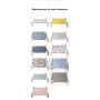 Manufacturer wholesale removable moisture-proof dog bed elevated wooden frame