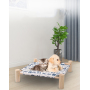 Manufacturer wholesale removable moisture-proof dog bed elevated wooden frame