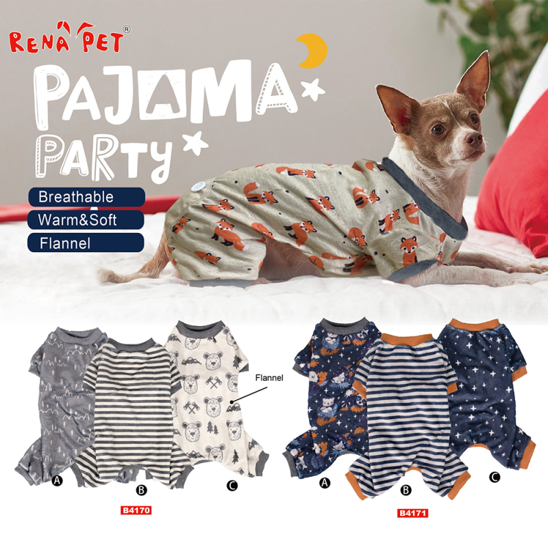 Manufacturer Wholesale Custom logo Soft Flannel Dog Pajama