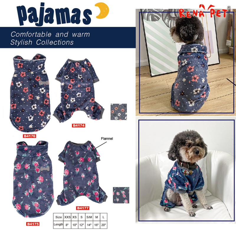 Manufacturer Wholesale Custom logo Soft Flannel Dog Pajama
